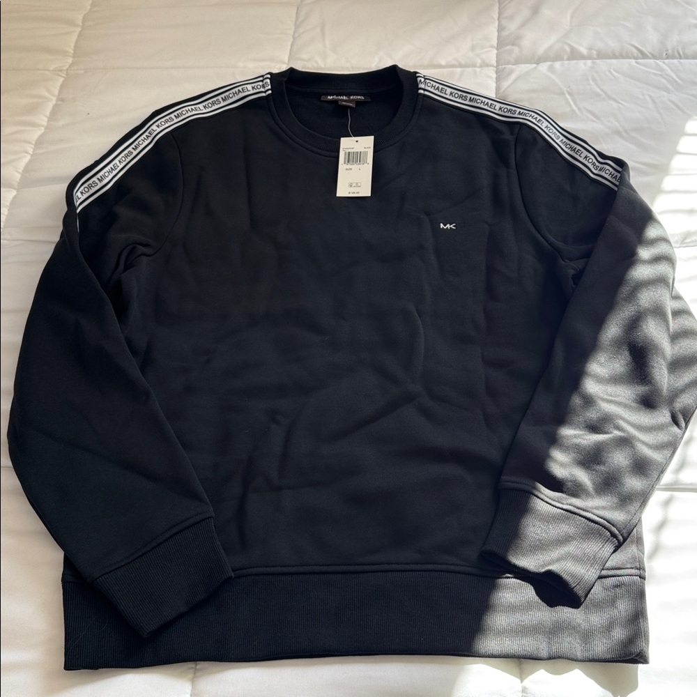 NWT Michael Kors Men's Black Crewneck Sweater